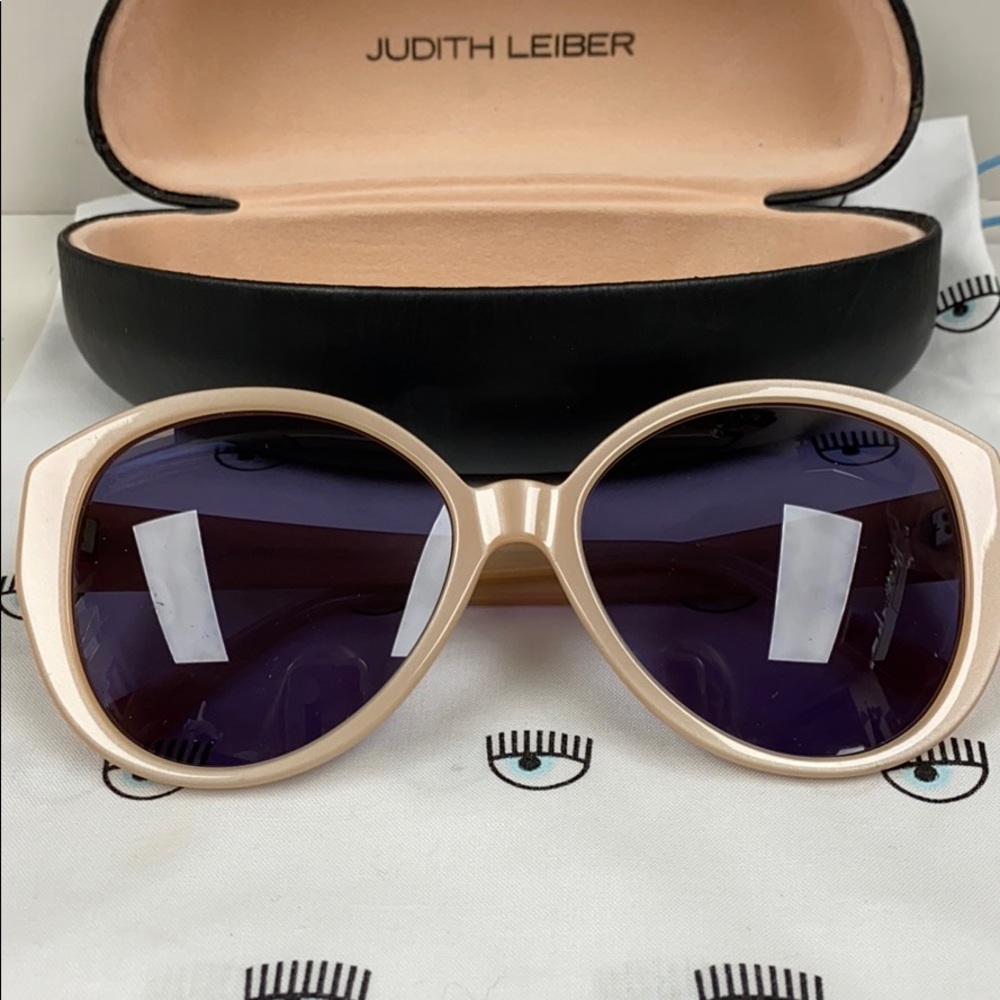 Judith Lieber Crystal Encrustedlogosunglasses - image 6